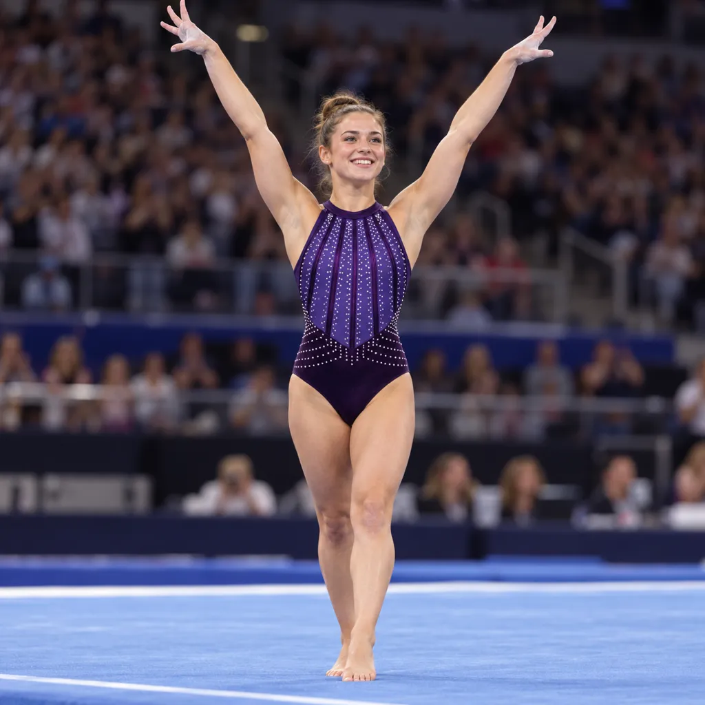 Meet day – Leotards built for the salute